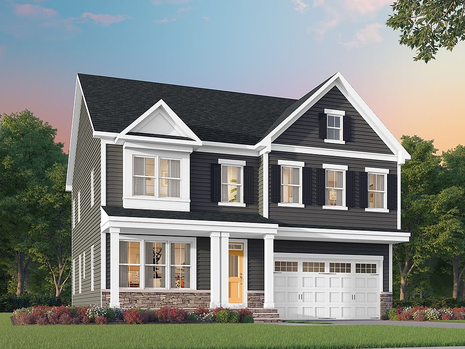 A rendering of elevation 4 of the Manchester III by Brookfield Residential