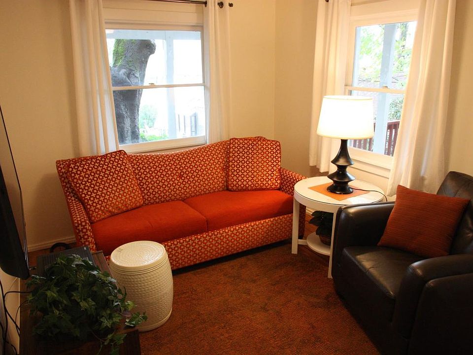 Living area has Lots of windows.