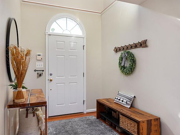 Foyer with Hardwood Flooring