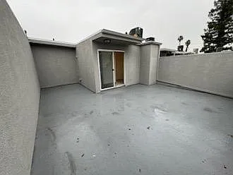 Private rooftop deck