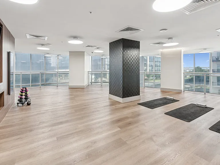 Lululemon MIRRORs in Yoga Studio