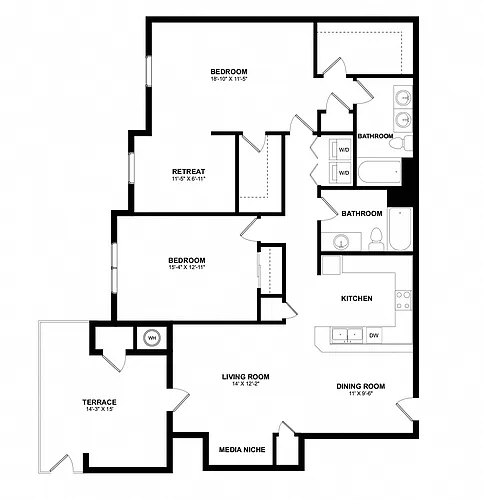 Floor plan B4