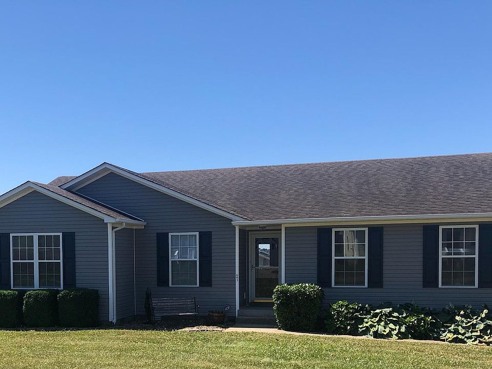 Front of home with landscaping!