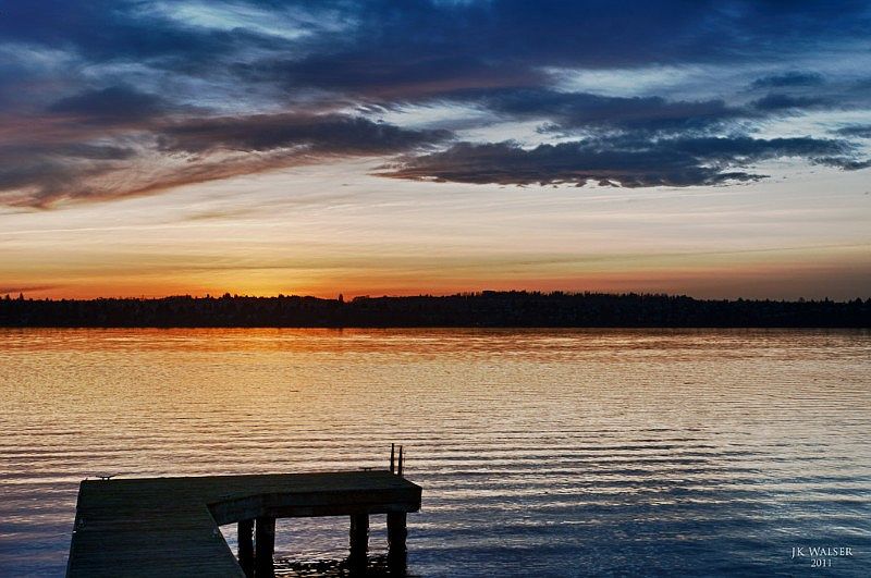 Enjoy a breathtaking canvas of color and drama as the water reflects the ever-changing sky.