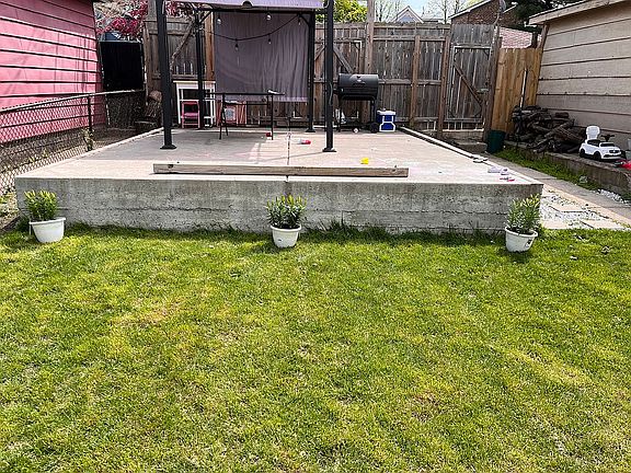 Backyard area 