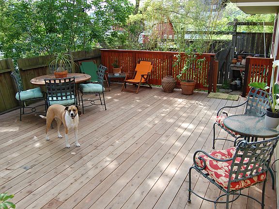 Private deck outside your door