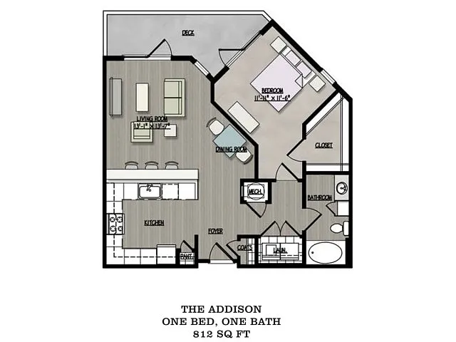 Floor plan The Addison