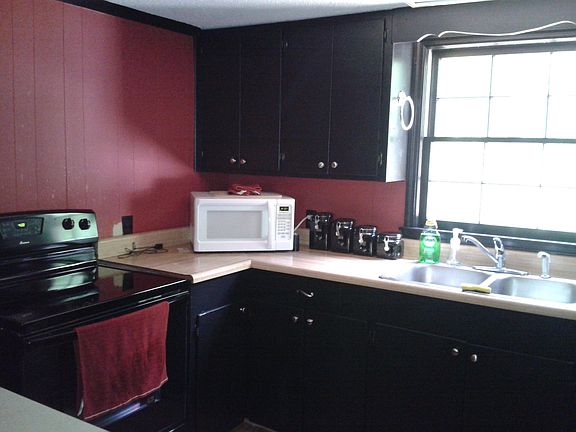 Kitchen with new appliances.
