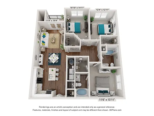 Floor plan The Lincoln
