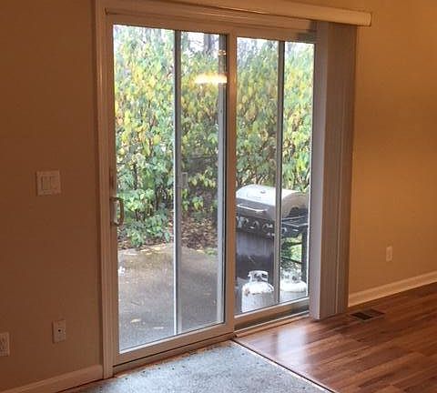 Living Room, Dining Room, Door to Patio