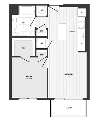 Floor plan A14A - Coda