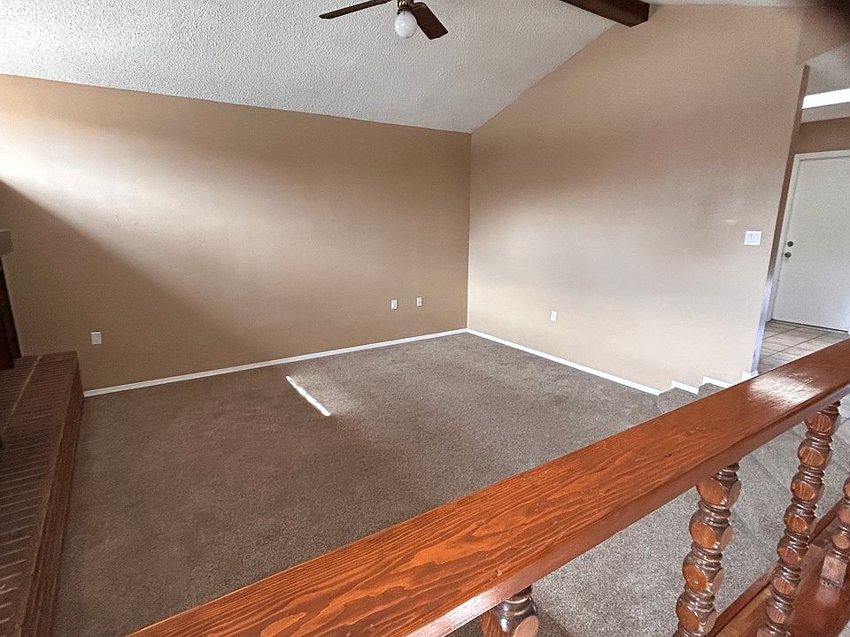 Large sunken living 
room