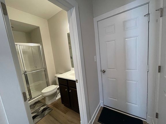 1st floor Full bathroom, attached with garbage in the back