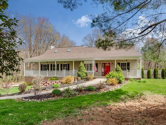 Sits on over a half acre