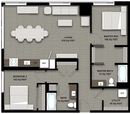 Floor plan W 2X2 M