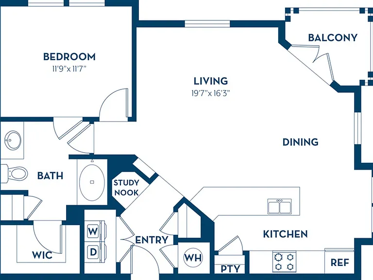 1 Bedroom | 1 Bath | 829 SF | Renovated 1 Bedroom | 1 Bath | 829 SF | Renovated
