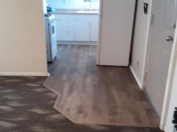 New Waterproof Plank Flooring in Entry and Kitchen.