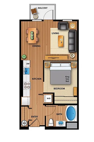 Floor plan Chardonnay (Income Restricted)