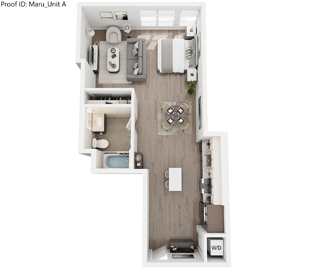 Floor plan A - Studio