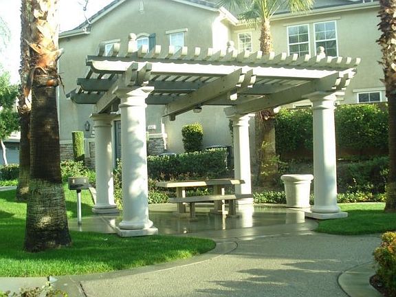 Bbq gazebo outside front door