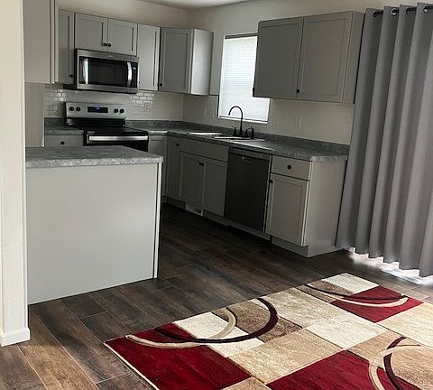 New stainless steel appliances