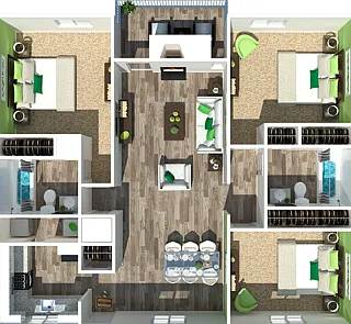 Three Bedroom Two Bathroom Three Bedroom Two Bathroom
