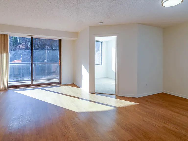 Living Room with Hard Surface Flooring and Private Balcony