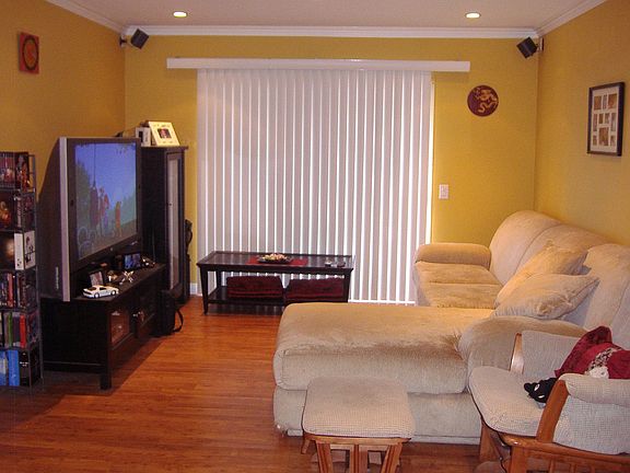 naturally well lit living room 