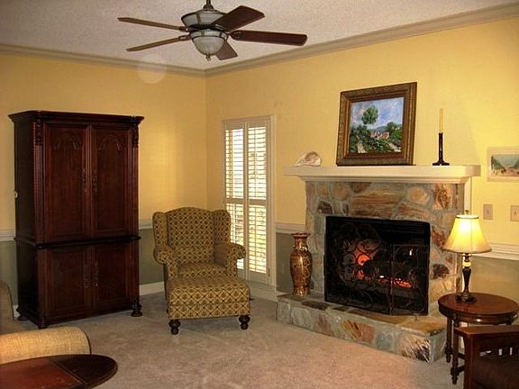 Enjoy this fireside great room with family and friends.
