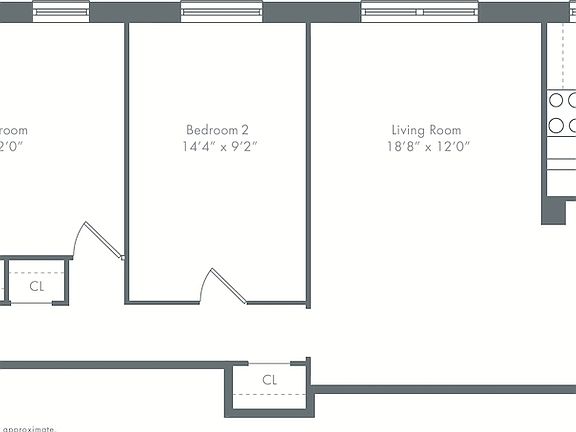 2nd image of 440 E 20th St APT Mg