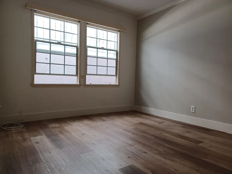 Right side bdrm. Window view to the north.