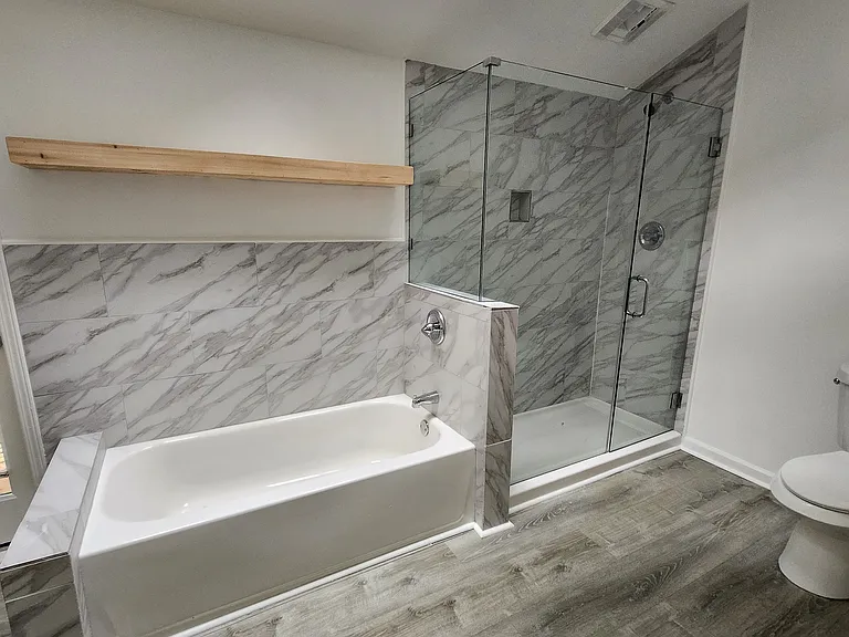Skylights in master bathroom
