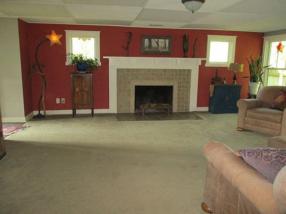 living rm - fireplace
