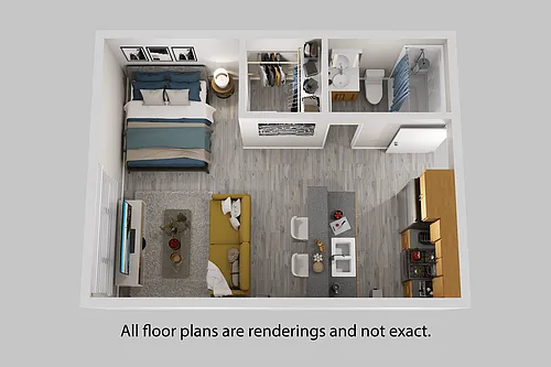 Floor plan Studio