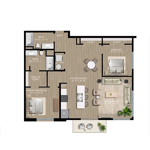 Floor plan Aurora