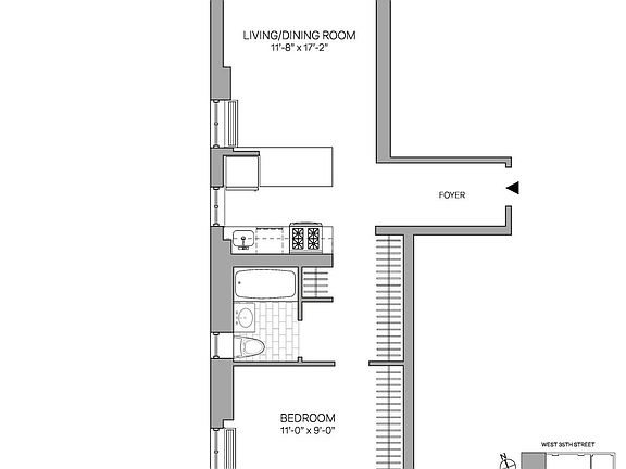 2nd image of 444 W 35th St APT 7D