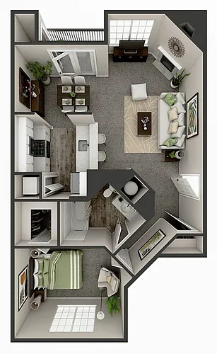 Floor plan The Monet
