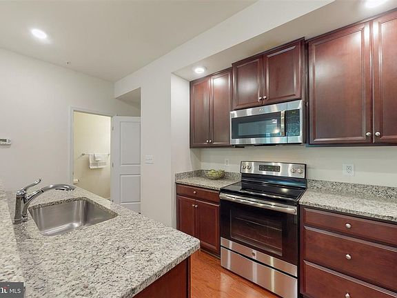 Kitchen with half bath