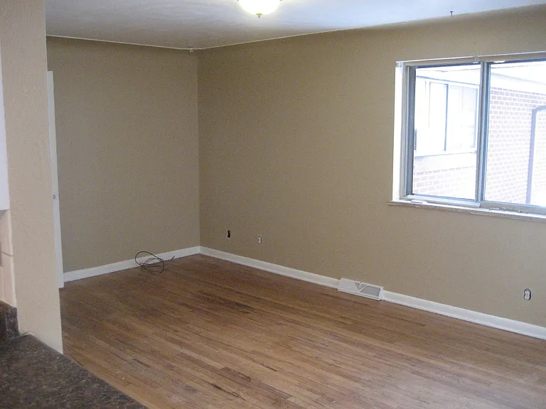 Living room with Direct TV ready to go.
