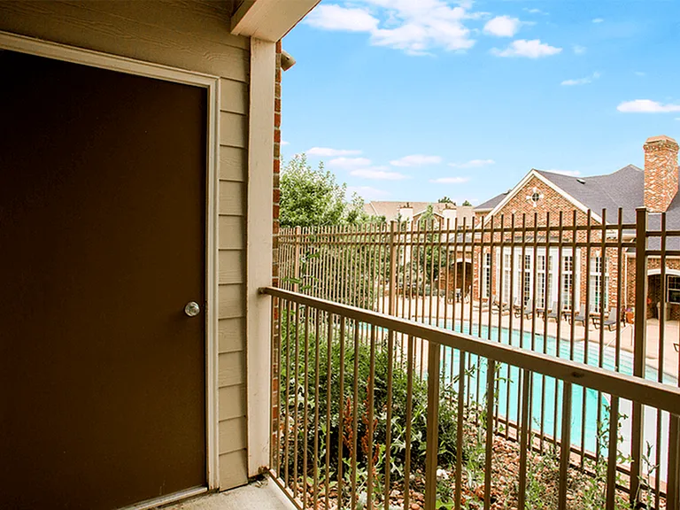 Take in the view from your private balcony