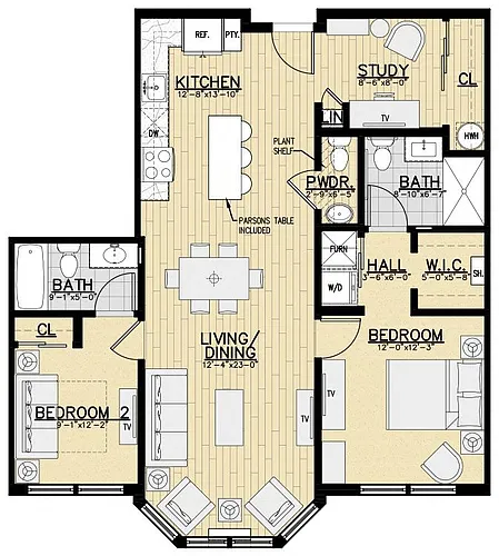 Floor plan D3