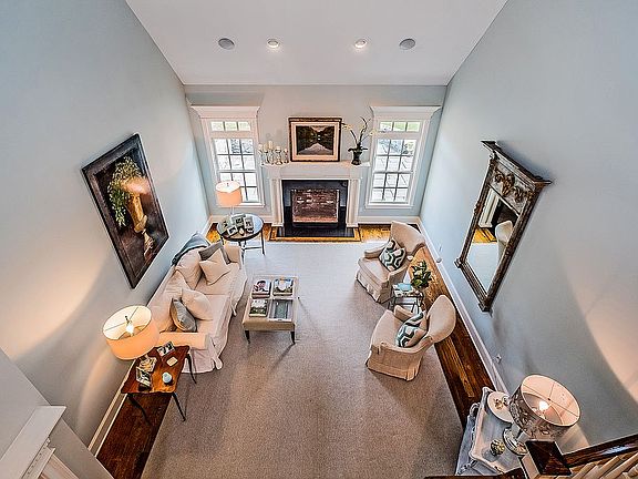 two story living room