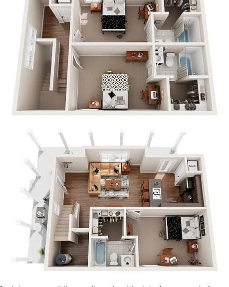 Explore this stylish duplex layout, perfect for modern living. Explore this stylish duplex layout, perfect for modern living.