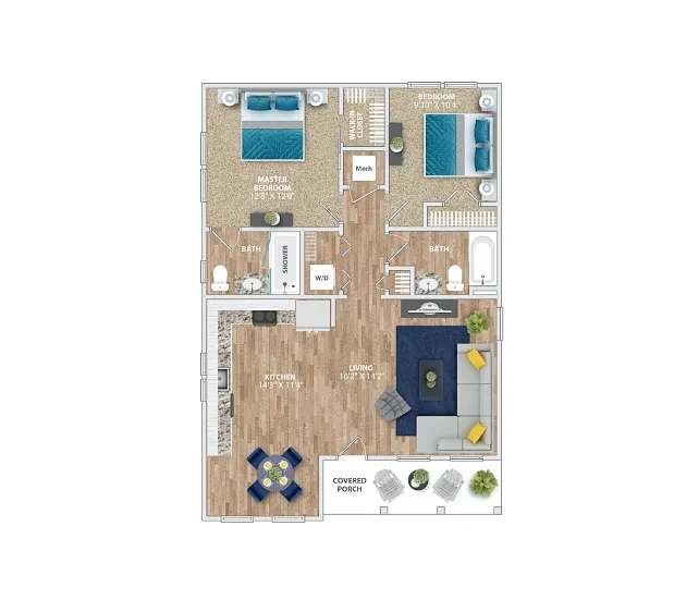 Floor plan Sapelo