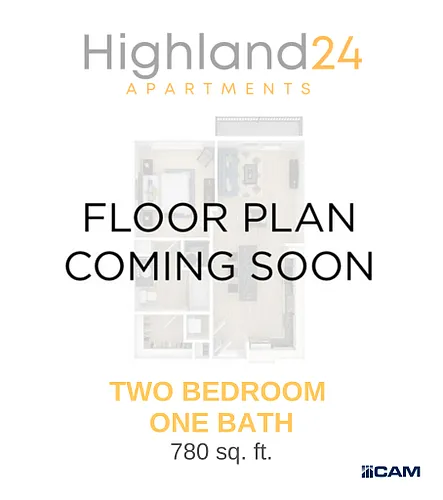 Floor plan Two Bed One Bath