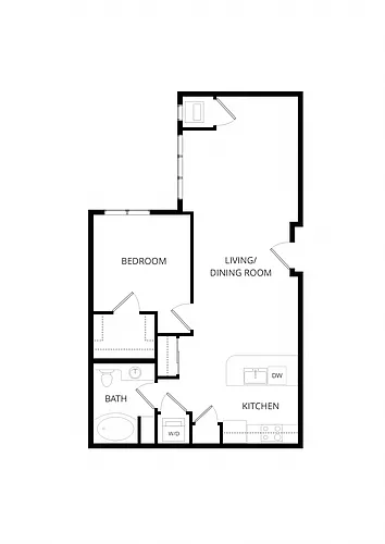 Floor plan B7 1X1
