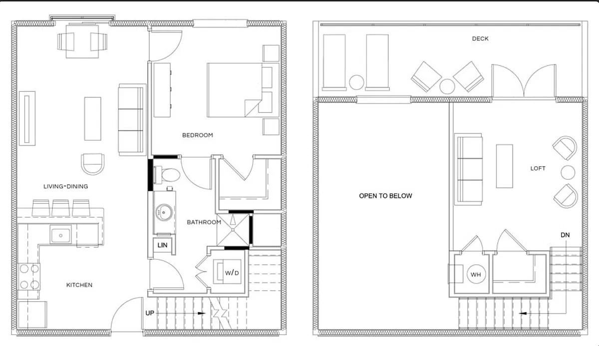 Floor plan The Liberty Loft