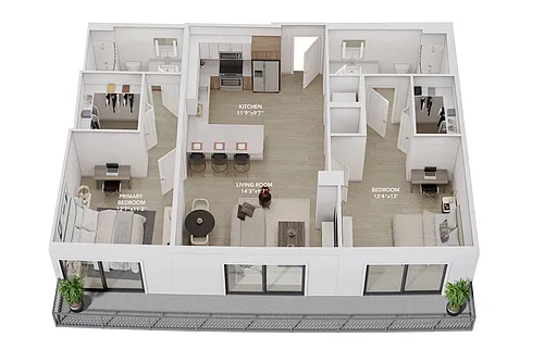 Floor plan B4