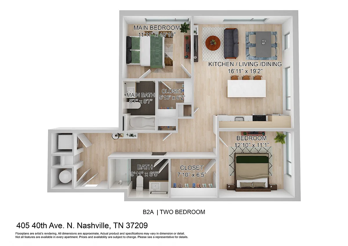 Floor plan B2a