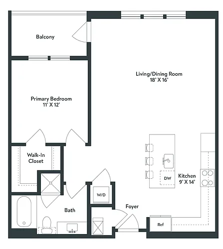 Floor plan A4 Edison